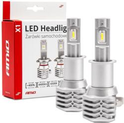 AMiO LED H3 12V 40W - fehér 5x1, 5W (foglalat PK22s), 2 darabos készlet (5903293029640) (5903293029640)