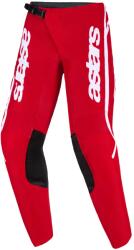 Alpinestars Fluid Apex gyerek motokrossz nadrág piros-fehér