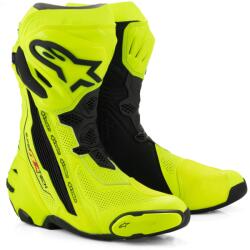Alpinestars Supertech R Vented motoros cipő fluo sárga-fekete