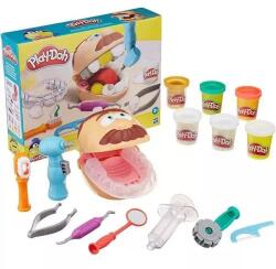 Hasbro Play-Doh: Set de modelaj stomatologie și aparat dentar cu 6 cutii de plastilină (F1259)