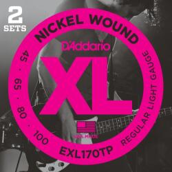 D'Addario EXL170TP Corzi pentru chitare bas (EXL170TP)
