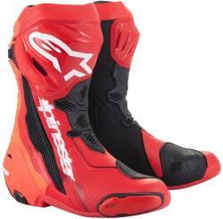 Alpinestars Cizme moto Alpinestars Supertech R rosu-rosu fluo (AIM130-554)