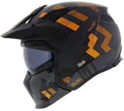 MT Helmets Cască de motocicletă MT Streetfighter SV S Skull A12 gri-portocaliu (MT1327777012) - motozem - 501,50 RON