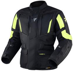 Rebelhorn Jachetă pentru motociclete Rebelhorn Hardy II negru-galben-fluo lichidare (PRBRH-TJ-HARDY-II_58)