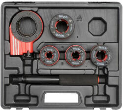 TOYA 3/8" -1" 5 részes racsnis csőmenetmetsző készlet kofferben (P-YT-29001)