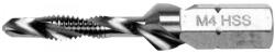 TOYA M4 HSS kombinált gépi fúró-menetfúró, bit befogású (P-YT-44841)