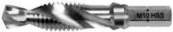 TOYA M10 HSS kombinált gépi fúró-menetfúró, bit befogású (P-YT-44847)