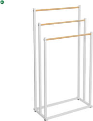  Törölközőtartó állvány, fehér, POLDO