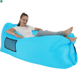  Felfújható babzsák/lazy bag, kék, LEBAG