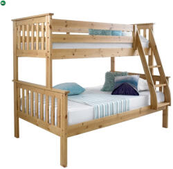  Kinyitható emeleteságy, természetes tűnyalábos fenyő, LUINI