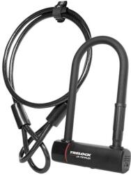 TRELOCK U5 Mini Flex kulcsos U-lakat [fekete, 178 mm]