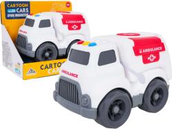 Inlea4Fun Interaktív mentőautó CARTOON CARS Ambulance (RA-ZAU.933-136BA)