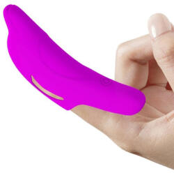 Pretty Love - Erőteljes lila ujjizgató mágneses vibrátor