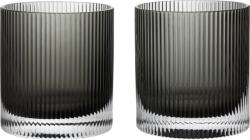 Ferm Living Pahare Ripple Tumbler, 250 ml, gri fumuriu, 2 buc (1104270637) Pahar