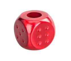 Padonio Fémből készült dobókocka formájú cigaretta eloltó - csikkölő - piros (A-403011-piros)