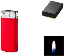 Eurojet Piezo gyújtású öngyújtó - Piros-króm (A-250063)