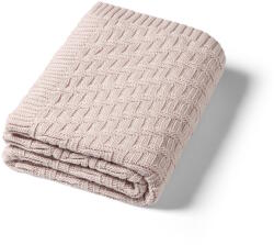 BabyOno takaró organikus pamut kötött 75x100cm - bézs