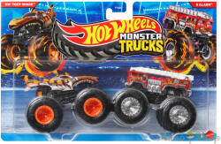 Mattel Monster Trucks - 2-es Csomag - HW Tiger Shark vs 5 Alarm (JCC76)