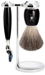Mühle VIVO Shaving Set - Fusion, Pure Badger, Black Resin