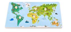 Adam Toys Fogantyús puzzle világtérkép