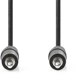 Nedis CAGT22000BK05 sztereó audio kábel, 3.5 mm apa-3.5 mm apa, 0.5 m, fekete