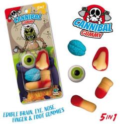 Trolli Cannibal Testrészek Vegyes Ízű Gumicukor 22g