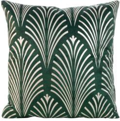 Takoy Puha bársony díszpárnahuzat BLINK 27 ezüst mintával-HF-391023