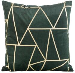 Takoy Bársony díszpárnahuzat BLINK 29 arany geometriai mintával-HF-391084