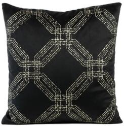 Takoy Bársony díszpárnahuzat BLINK 30 ezüst mintával