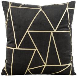 Takoy Bársony díszpárnahuzat BLINK 29 arany geometriai mintával-HF-391078