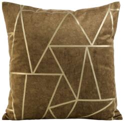Takoy Bársony díszpárnahuzat BLINK 29 arany geometriai mintával-HF-391068