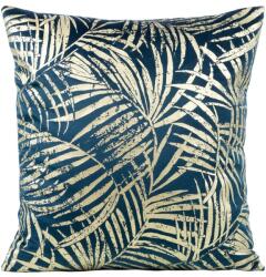 Takoy Puha bársony díszpárnahuzat arany levélmintával