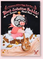 Elizavecca Buborékos arcmaszk Witch Piggy Hell Pore Black Solution Bubble Serum Mask Pack - 28 g / 1 db