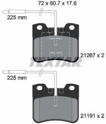 TEXTAR Fékbetét készlet TEXTAR 2126702 for CITROËN (2126702)