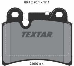 TEXTAR Fékbetét készlet TEXTAR 2409701 for SEAT, SKODA, VW, AUDI (2409701)