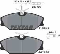 TEXTAR Fékbetét készlet TEXTAR 2138802 for RENAULT, DAEWOO (2138802)