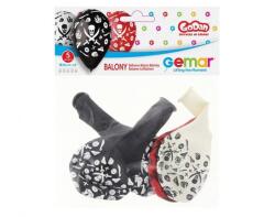 Max-Fashion Kft Pirates, Kalóz léggömb, lufi 5 db-os 12 inch 30 cm (MLG303957)