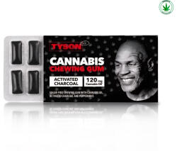 Tyson "cannabis" rágógumi aktív szénnel