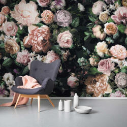  Romantikus virágmintás vlies fotótapéta