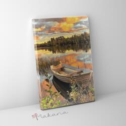 Makana Bárka a tavon - Számfestő készlet, kerettel (40x50 cm)