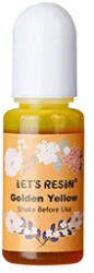 Let's Resin folyékony pigment - aranysárga, 10 ml