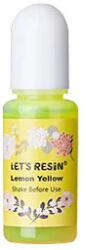 Let's Resin folyékony pigment - citromsárga, 10 ml