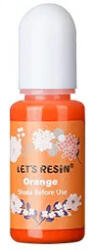 Let's Resin folyékony pigment - narancs, 10 ml