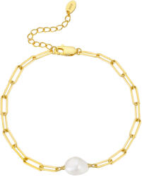 BeSpecial Bratara argint 925 placata cu aur 14K cu perle naturale (BRR48)