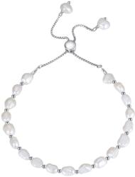 BeSpecial Bratara argint 925 placata cu rodiu cu perle naturale (BRR42)