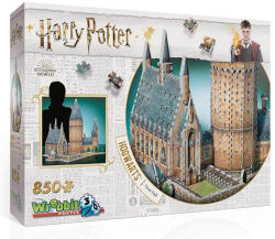 Wrebbit Puzzle 3D WREBBIT Harry Potter: Hogwarts, Sala Mare, 850 piese
