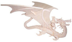 Wooden Toy / Wck JUCĂRIE DIN LEMN, puzzle 3D WCK Dragon Warrior