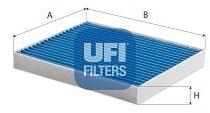 UFI Filtru, aer habitaclu UFI ARGENTIUM 34.468. 00 (34.468.00)