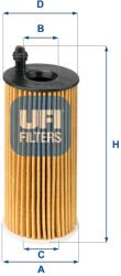 UFI Filtru ulei UFI 25.142. 00 (25.142.00) - automobilus
