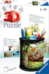 Ravensburger Puzzle 3D suport: Leoparzi 57 piese